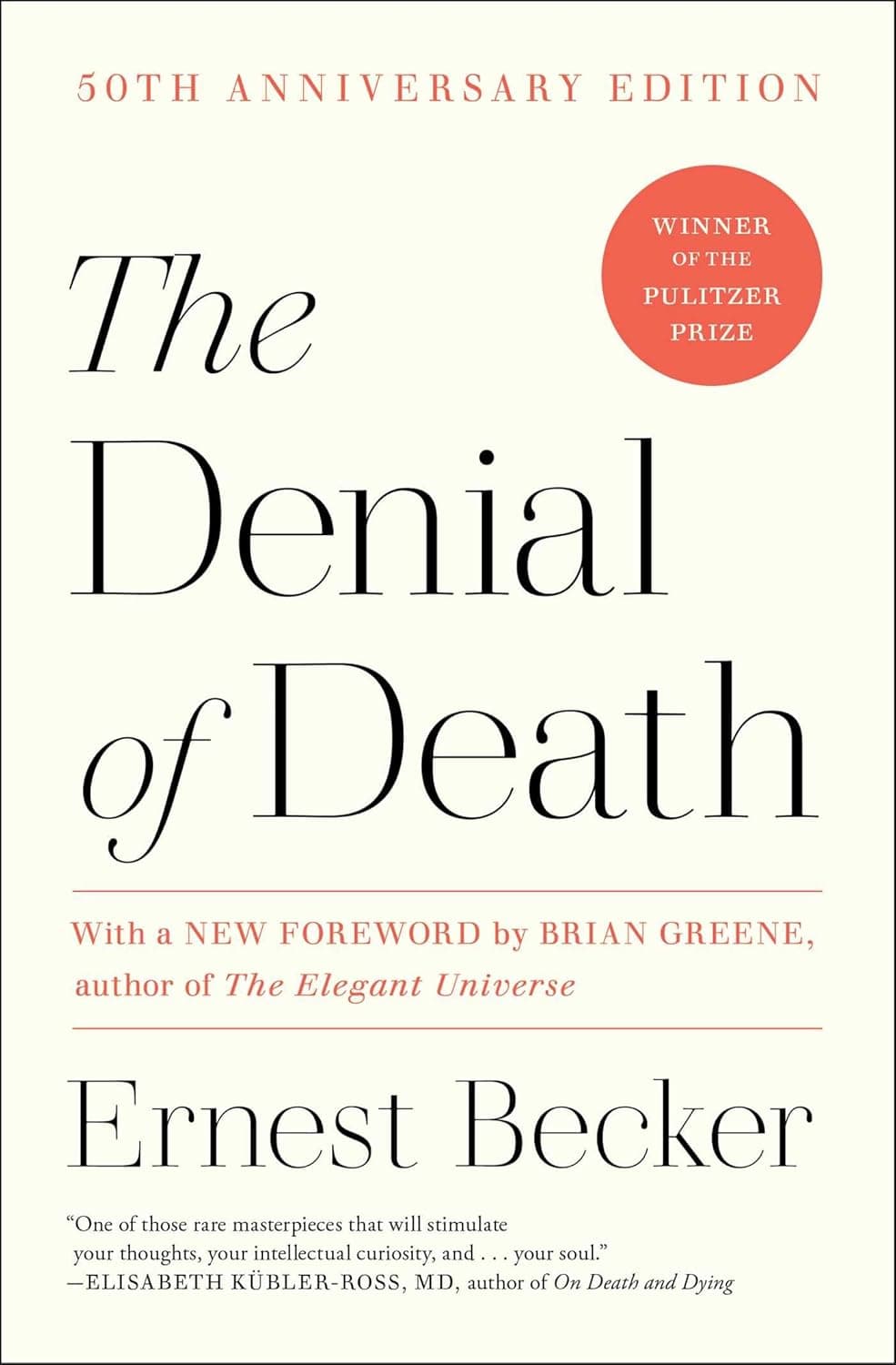 Cover Image for The Denial of Death by Ernest Becker