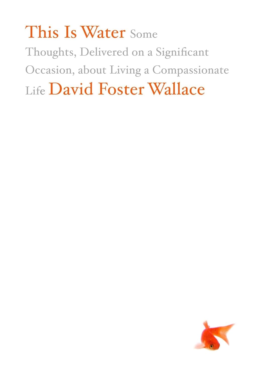 Cover Image for This is Water by David Foster Wallace